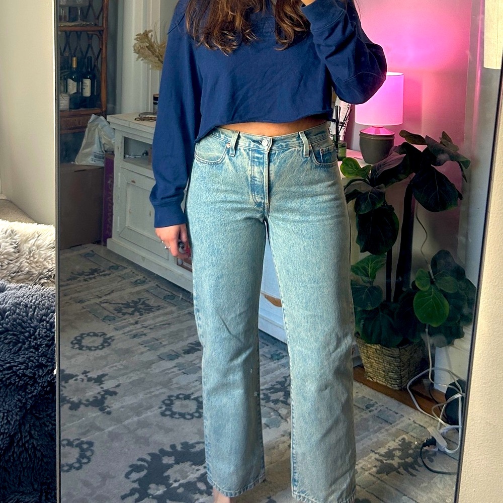 Levi’s Straight Leg Jeans - Light Blue vintage wash